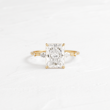 Dainty-Radiant Lab Grown Diamond Engagement Ring