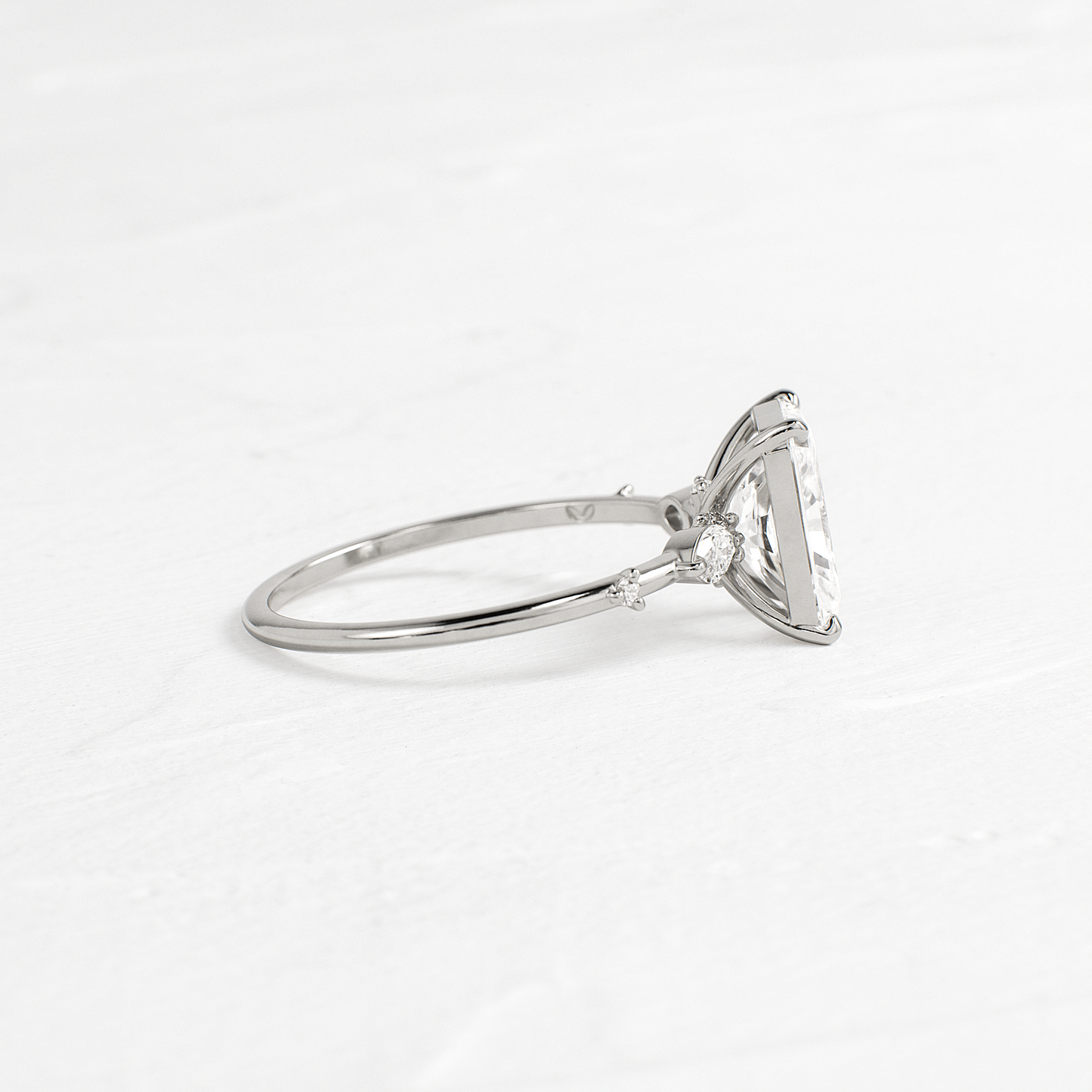 Dainty-Radiant Lab Grown Diamond Engagement Ring
