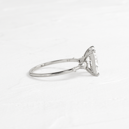 Dainty-Radiant Lab Grown Diamond Engagement Ring