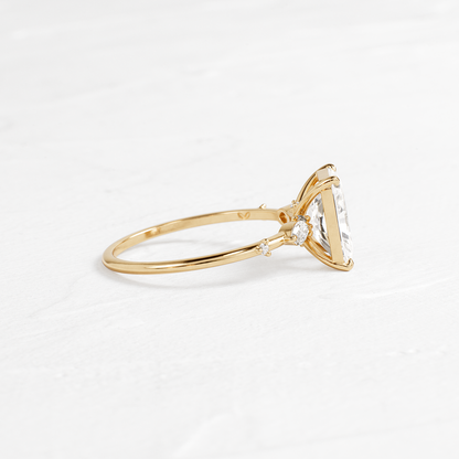 Dainty-Radiant Lab Grown Diamond Engagement Ring