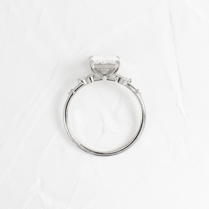 Dainty-Radiant Lab Grown Diamond Engagement Ring
