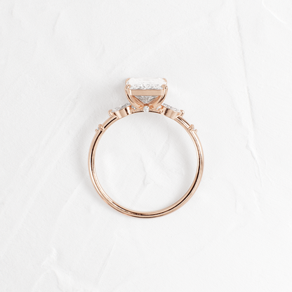 Dainty-Radiant Lab Grown Diamond Engagement Ring