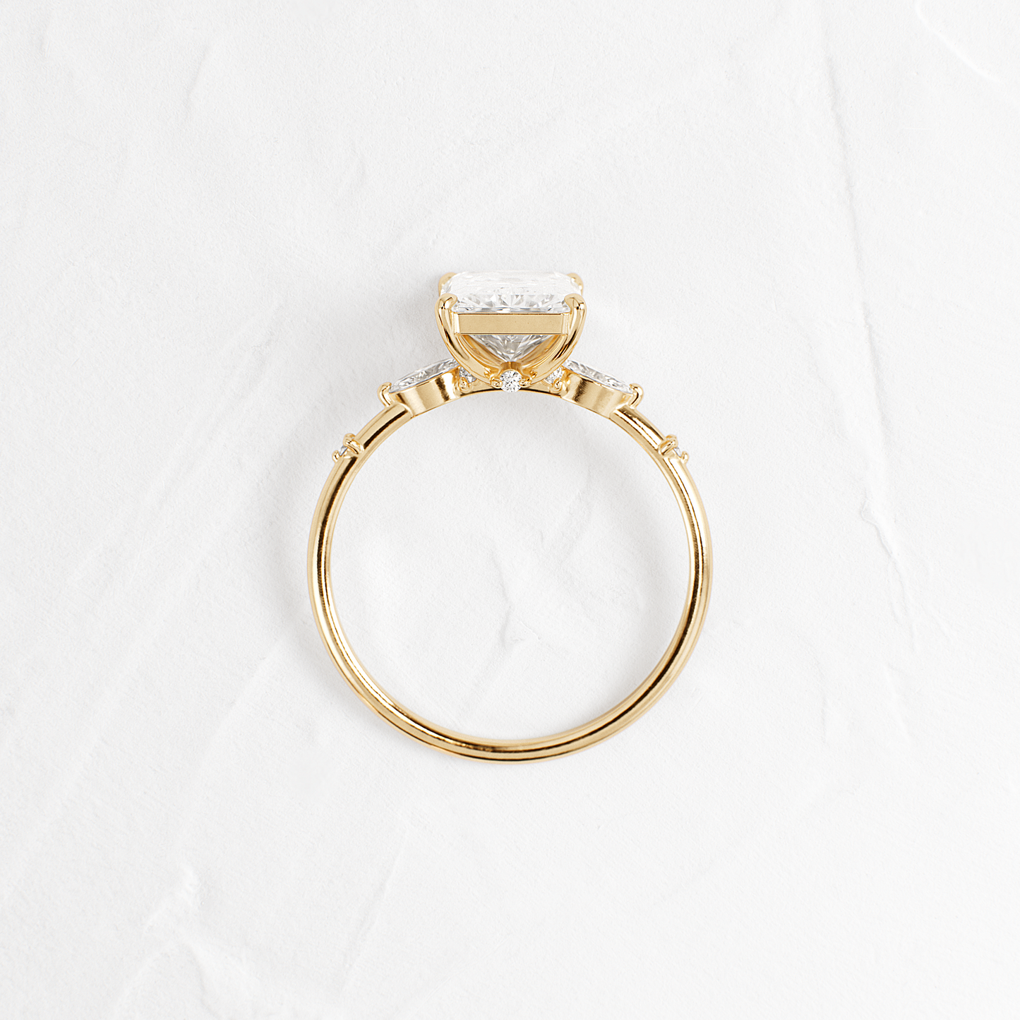 Dainty-Radiant Lab Grown Diamond Engagement Ring
