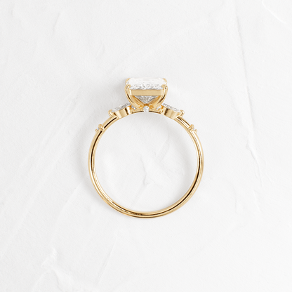 Dainty-Radiant Lab Grown Diamond Engagement Ring
