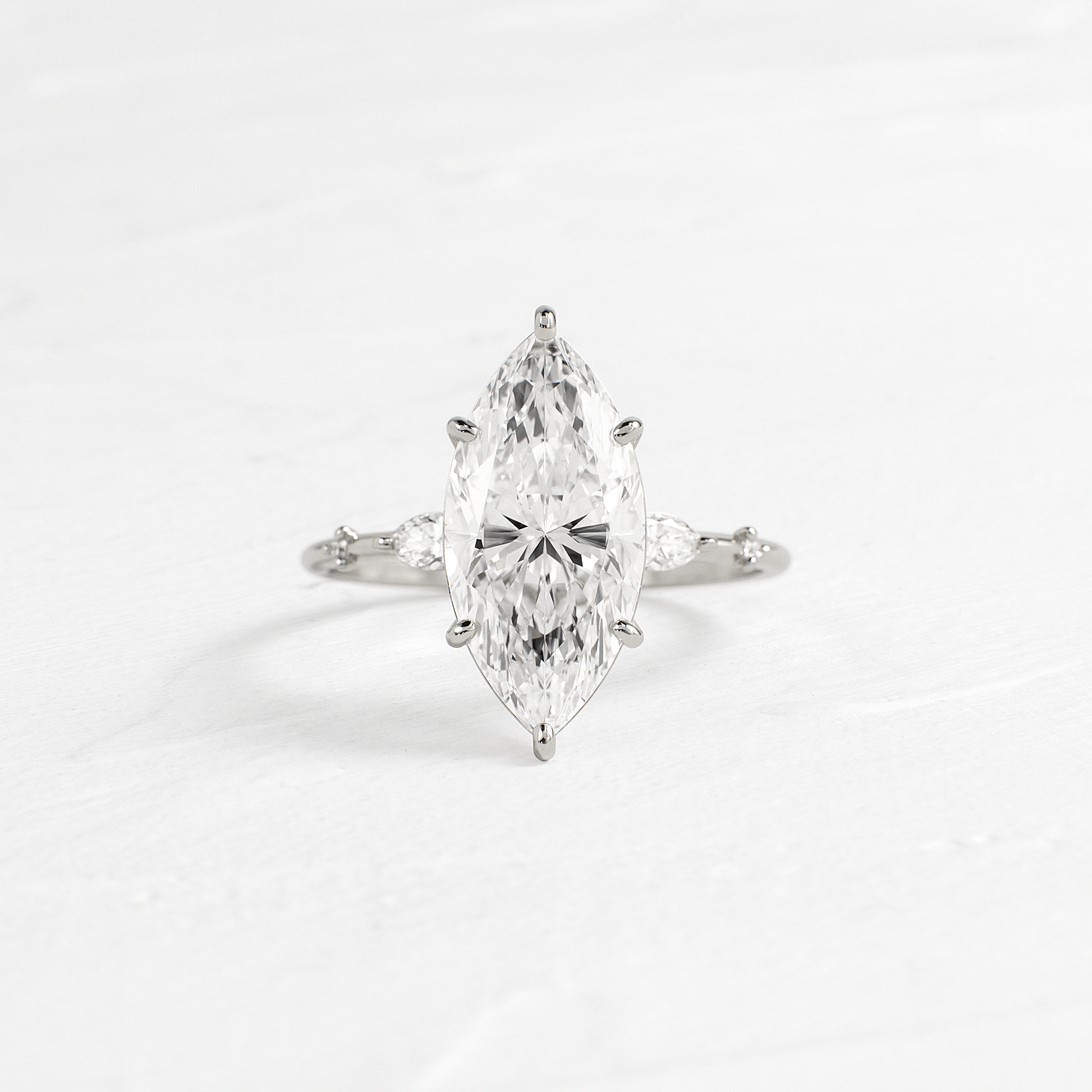 Dainty-Marquise Lab Grown Diamond Engagement Ring