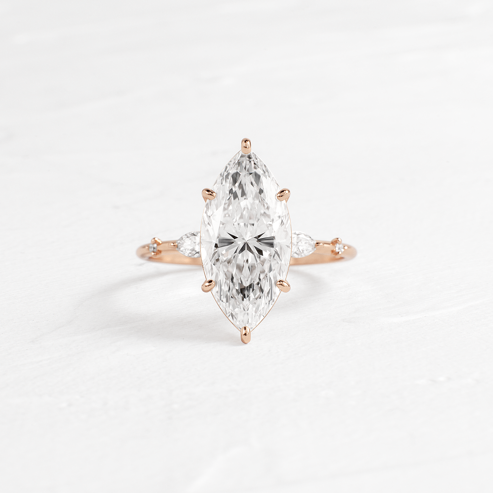 Dainty-Marquise Lab Grown Diamond Engagement Ring