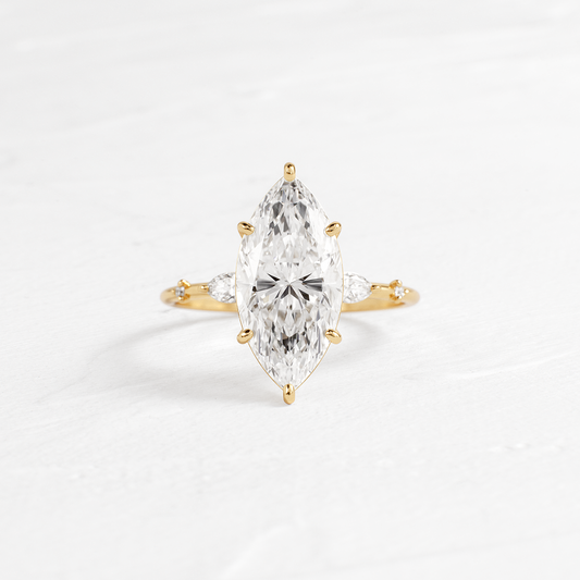 Dainty-Marquise Lab Grown Diamond Engagement Ring