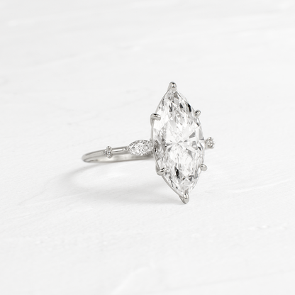 Dainty-Marquise Lab Grown Diamond Engagement Ring