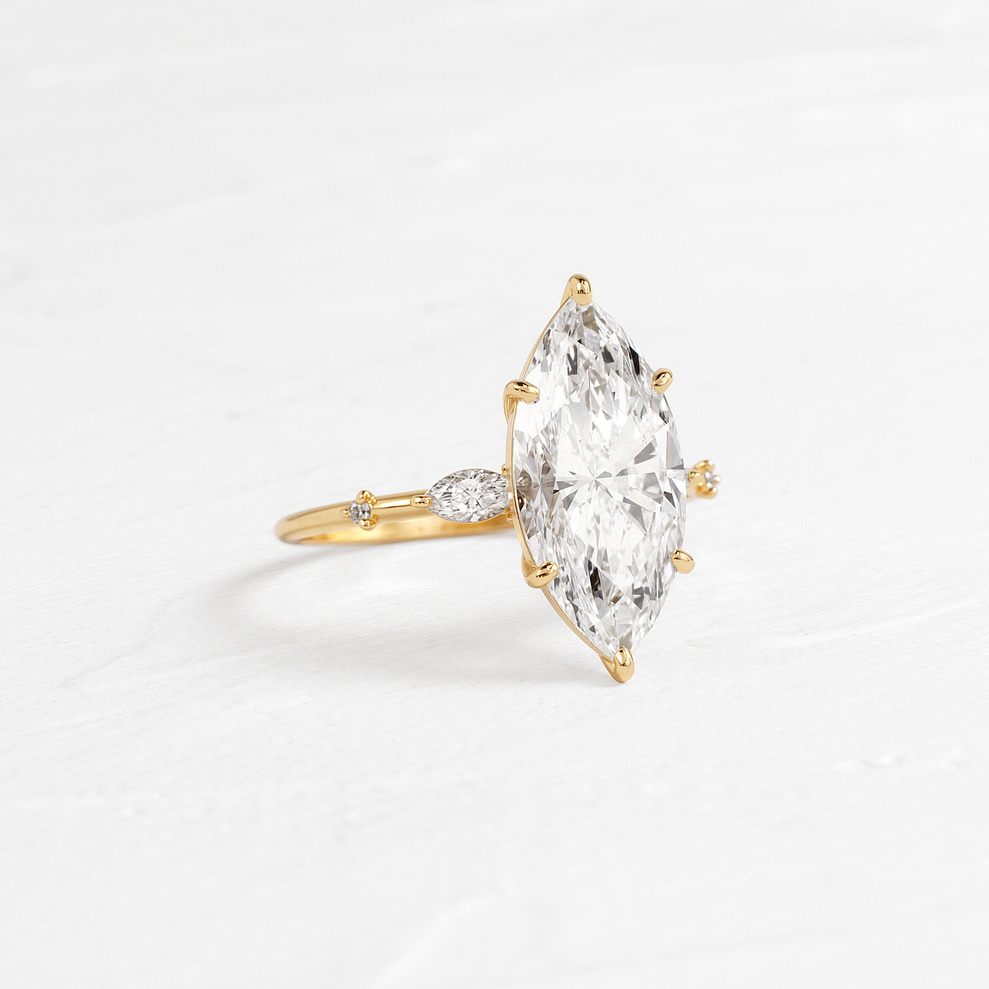 Dainty-Marquise Lab Grown Diamond Engagement Ring