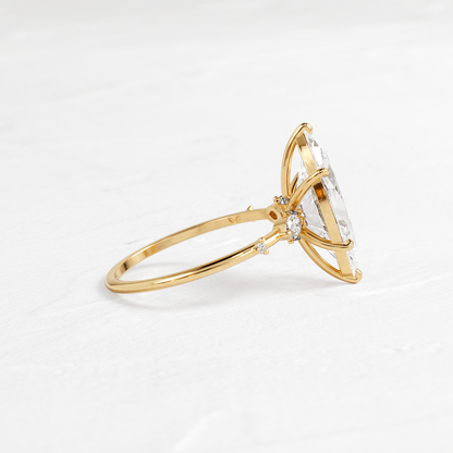 Dainty-Marquise Lab Grown Diamond Engagement Ring