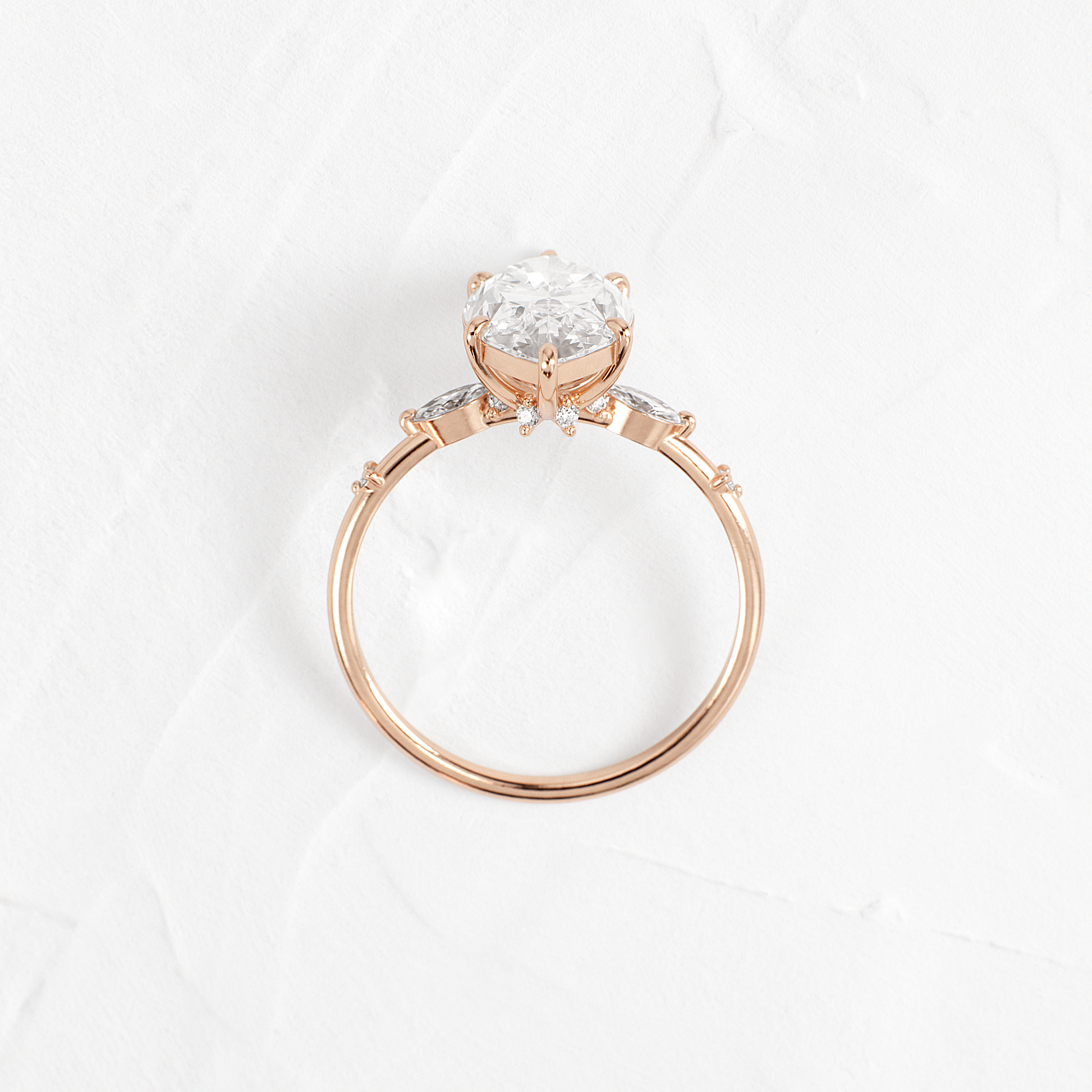 Dainty-Marquise Lab Grown Diamond Engagement Ring