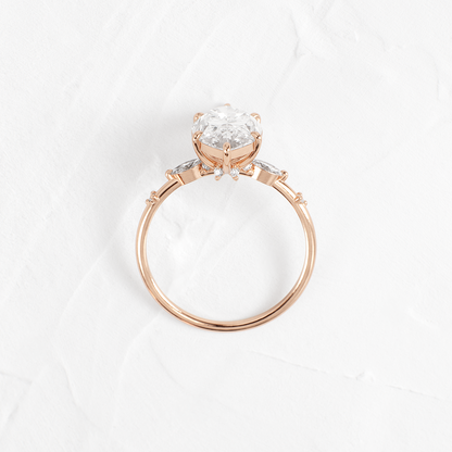 Dainty-Marquise Lab Grown Diamond Engagement Ring