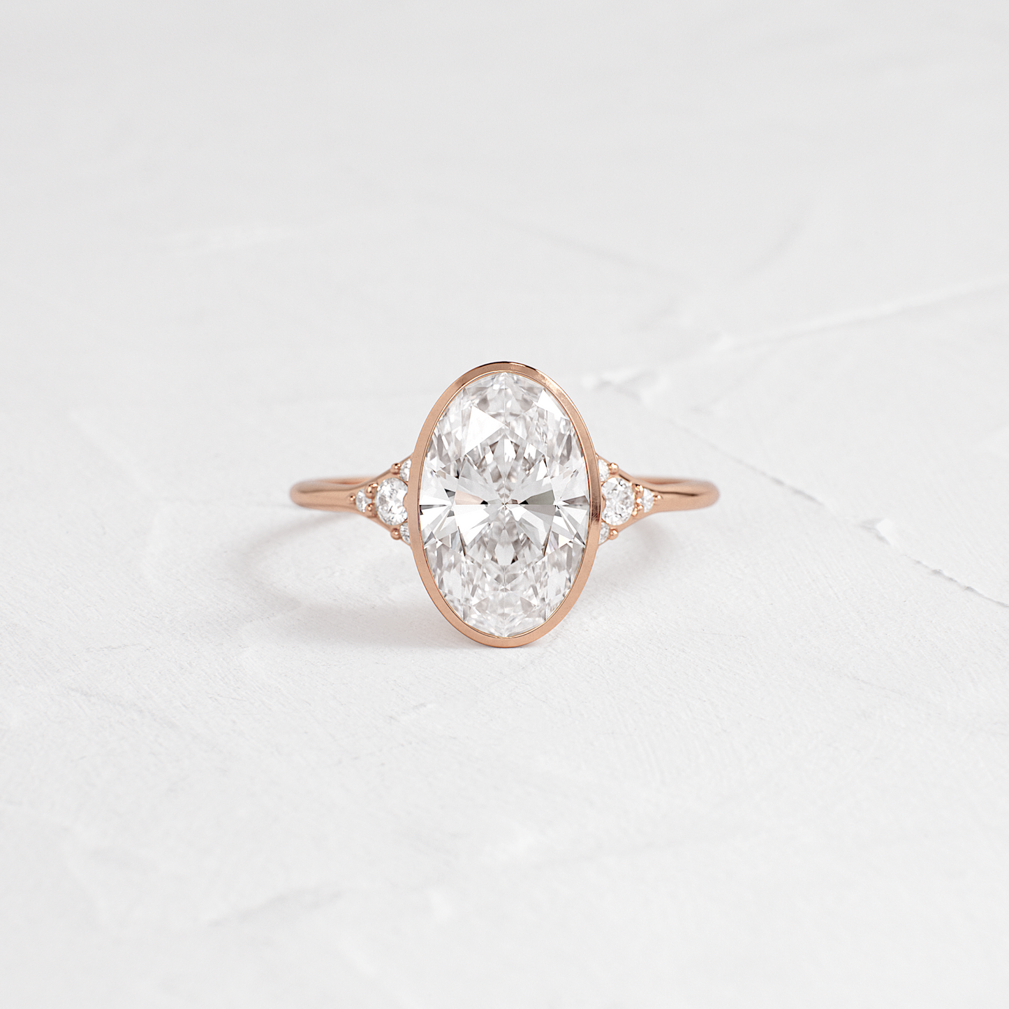 Solitaire-Oval Lab Grown Diamond Engagement Ring