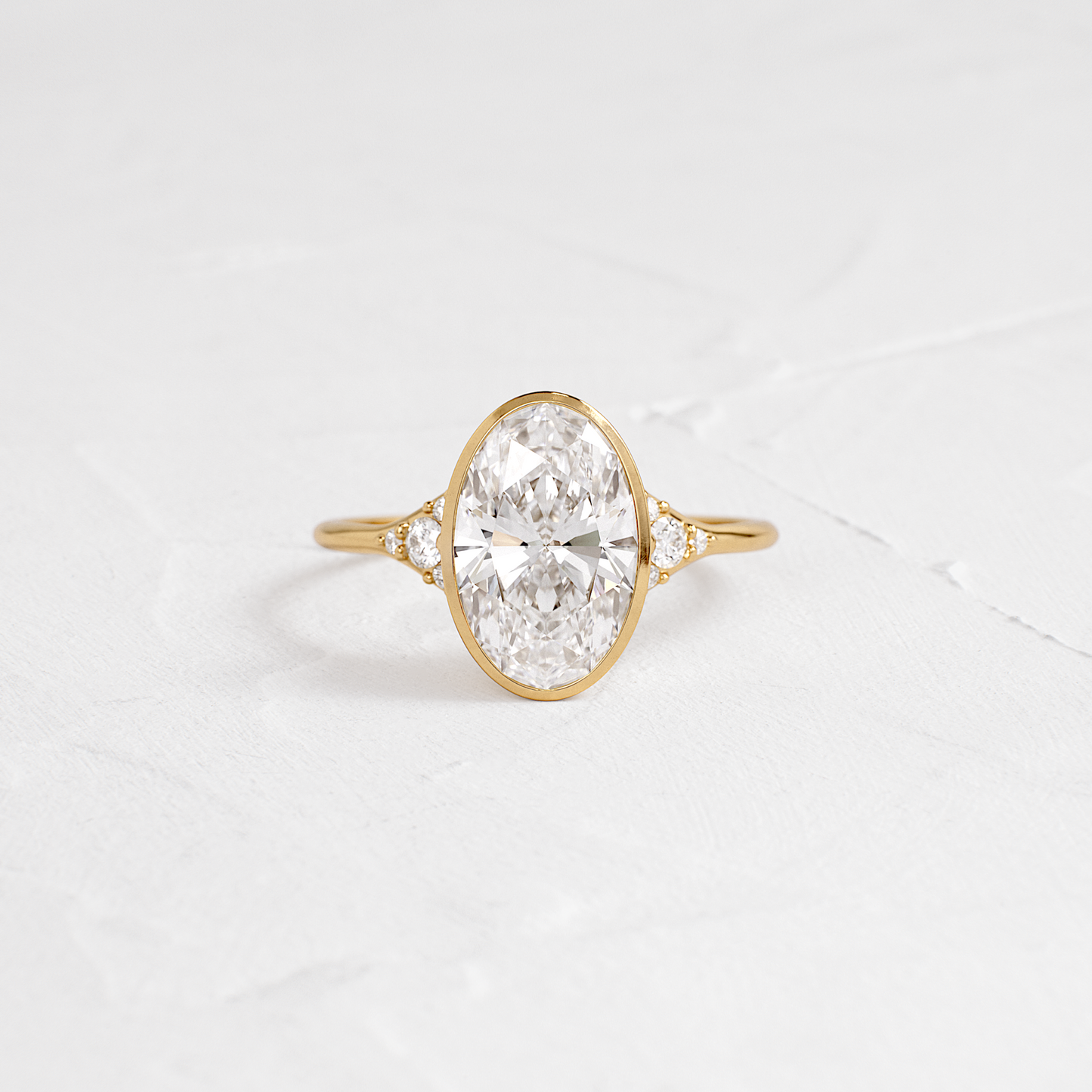 Solitaire-Oval Lab Grown Diamond Engagement Ring