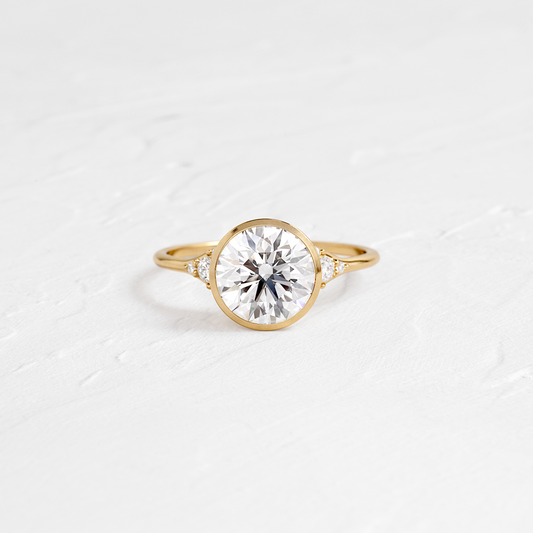 Solitaire-Oval Lab Grown Diamond Engagement Ring