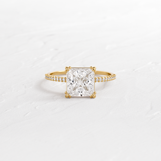 Solitaire-Oval Lab Grown Diamond Engagement Ring