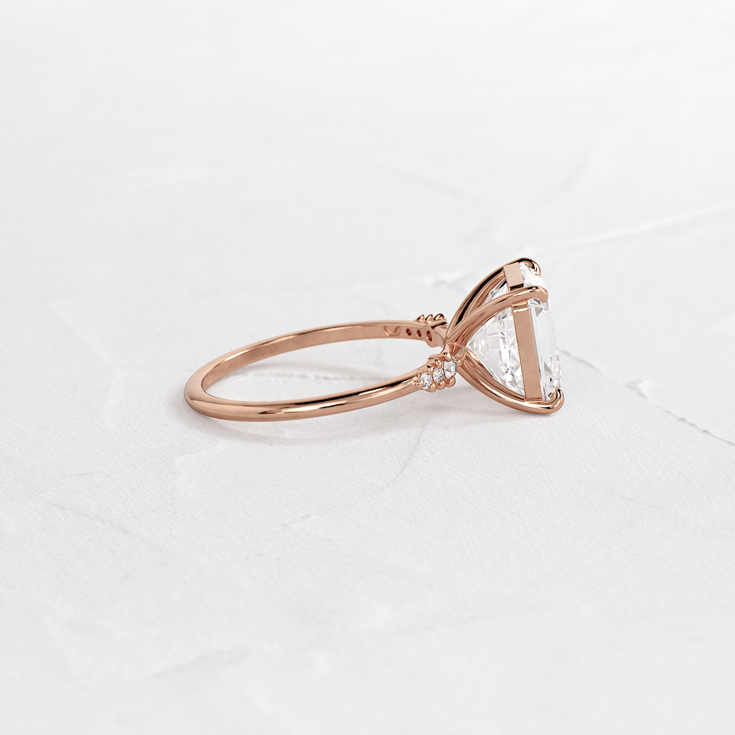 Solitaire-Oval Lab Grown Diamond Engagement Ring