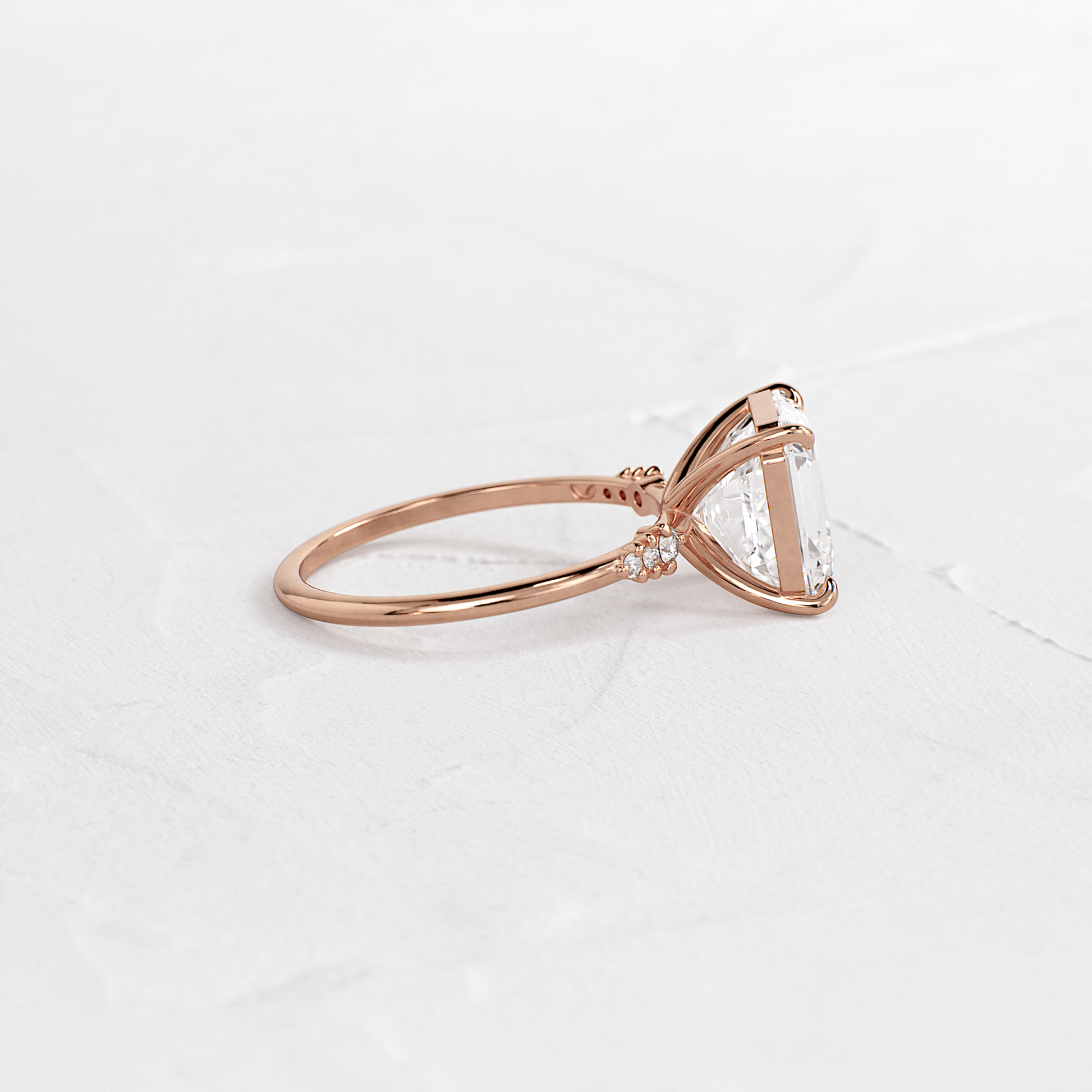 Solitaire-Oval Lab Grown Diamond Engagement Ring