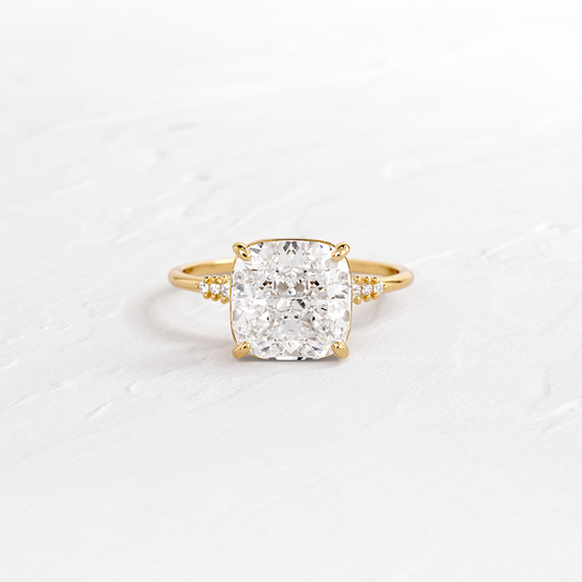 Solitaire-Oval Lab Grown Diamond Engagement Ring