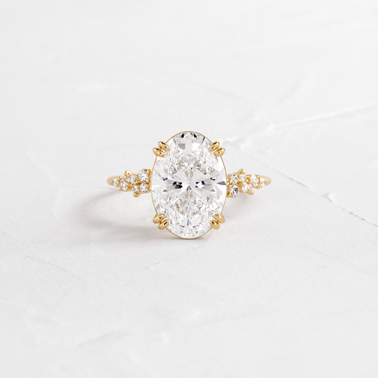 Solitaire-Oval Lab Grown Diamond Engagement Ring