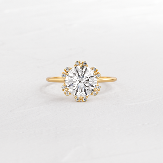 Solitaire-Oval Lab Grown Diamond Engagement Ring
