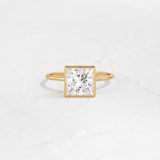 Solitaire-Oval Lab Grown Diamond Engagement Ring