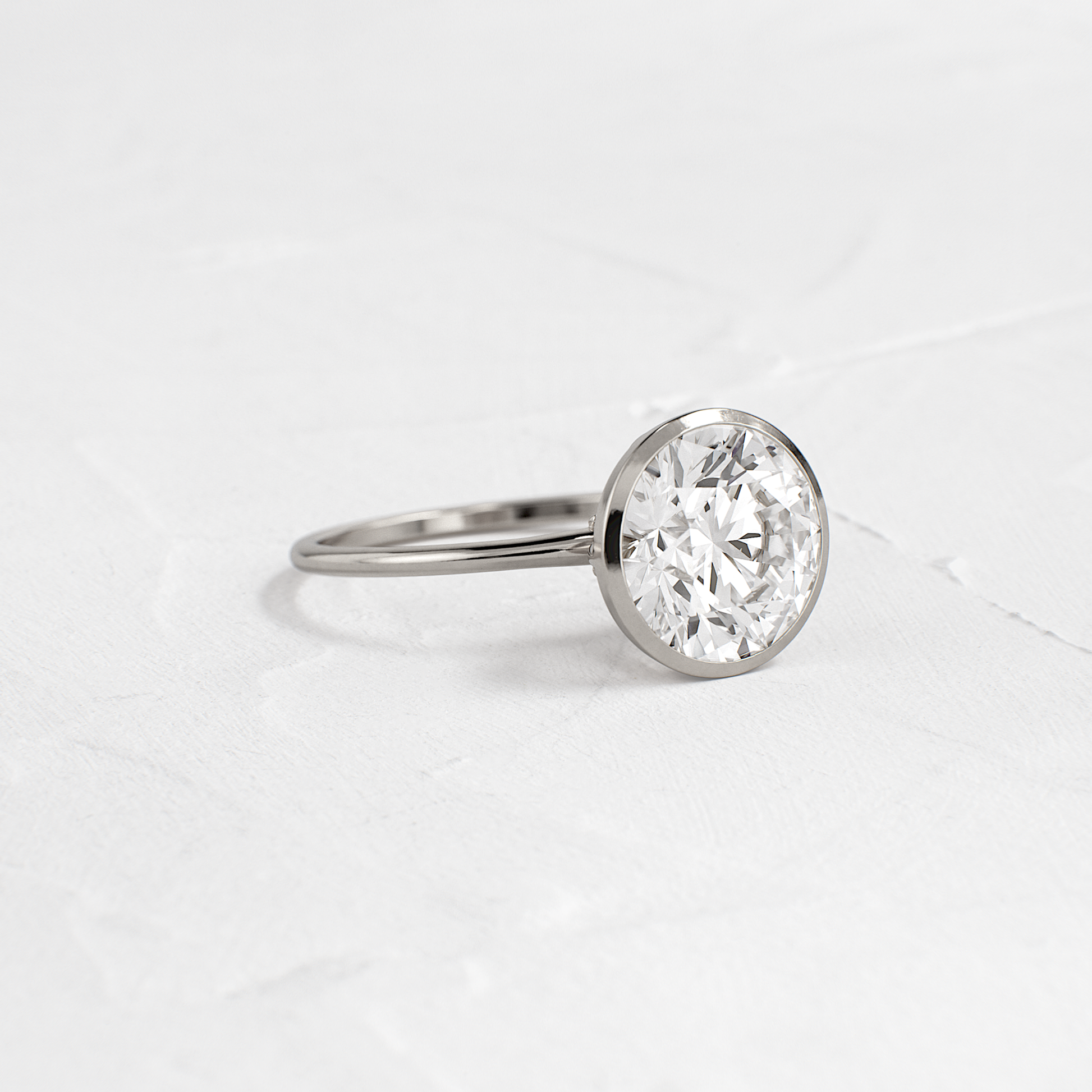 Solitaire-Oval Lab Grown Diamond Engagement Ring