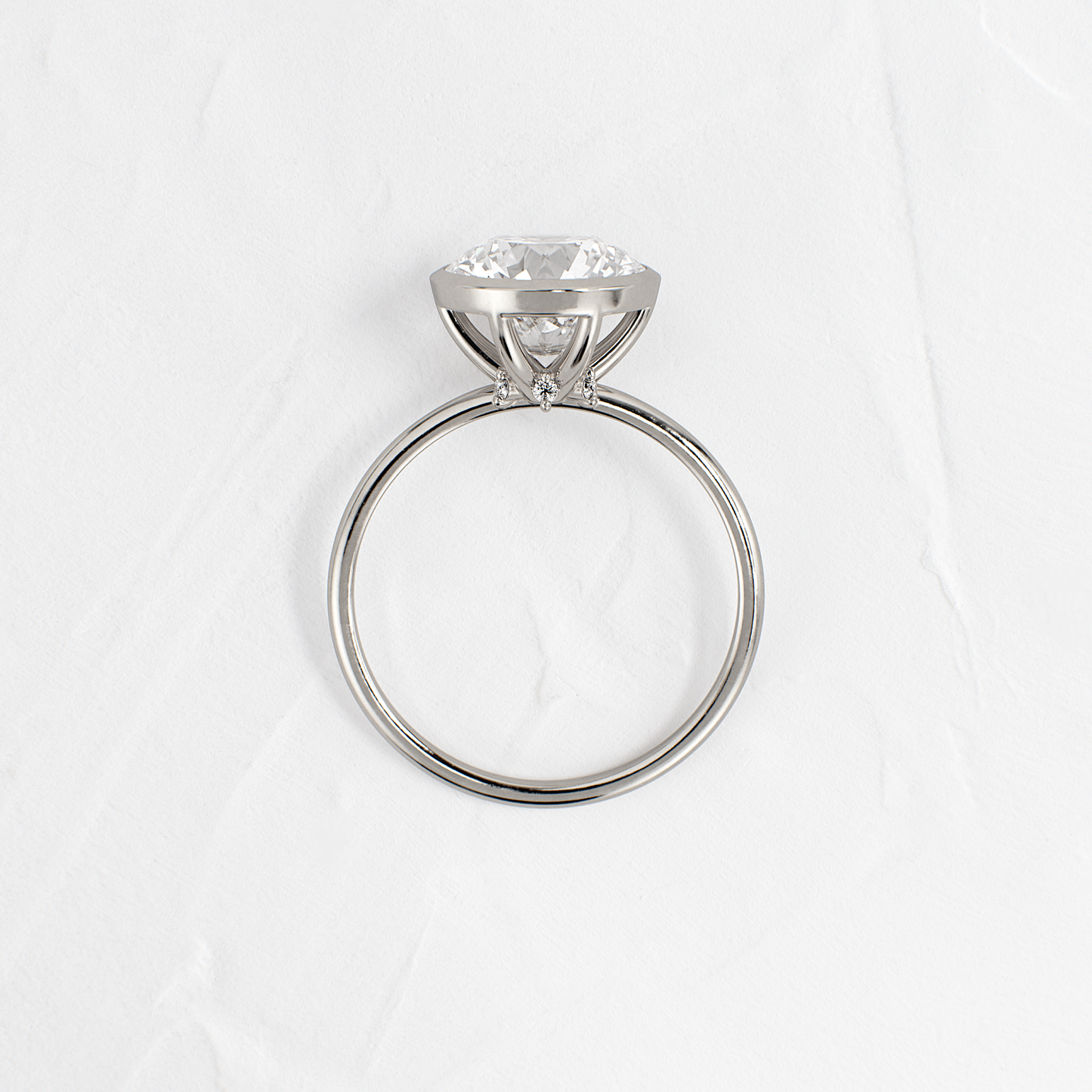 Solitaire-Oval Lab Grown Diamond Engagement Ring