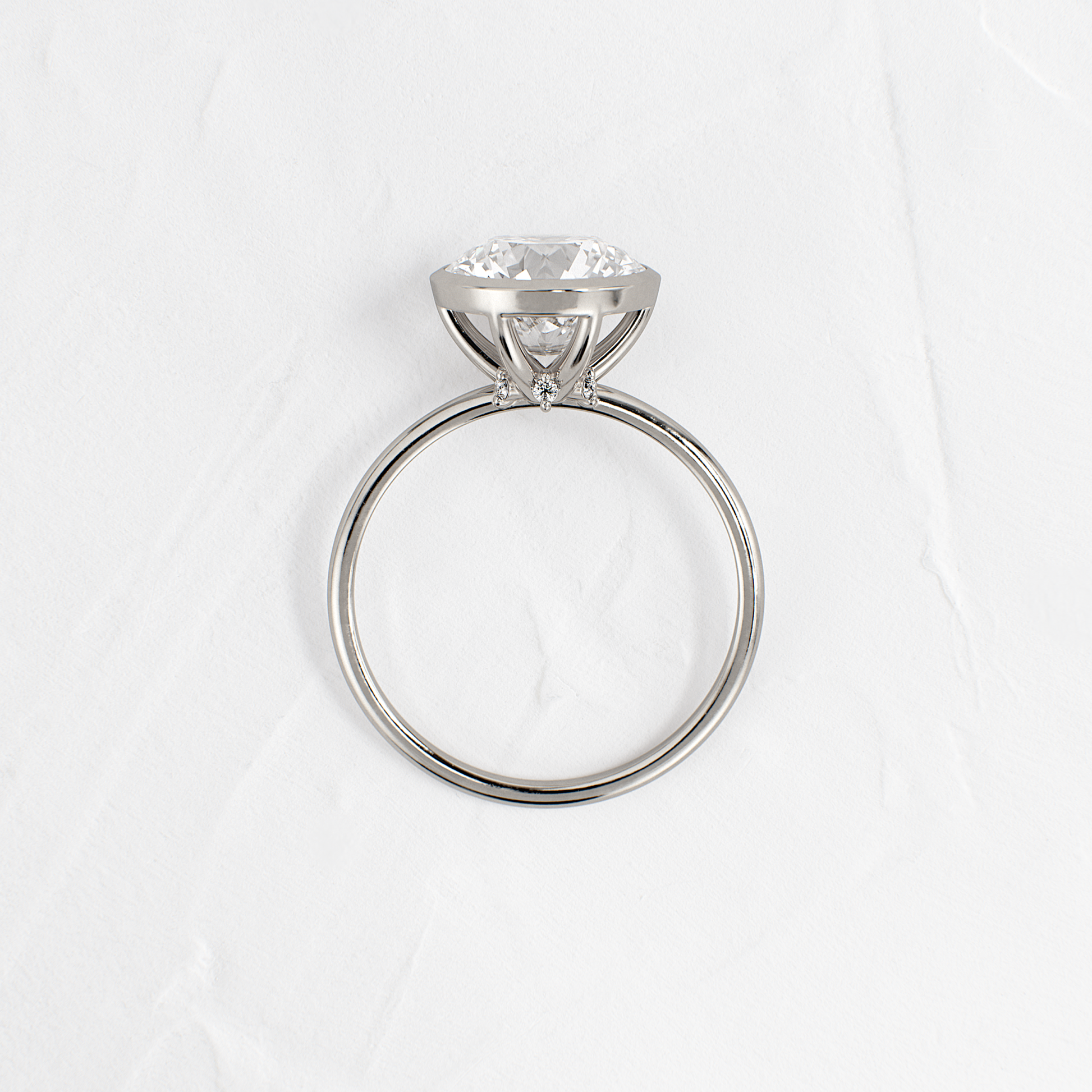 Solitaire-Oval Lab Grown Diamond Engagement Ring