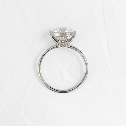 Solitaire-Oval Lab Grown Diamond Engagement Ring