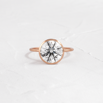 Solitaire-Oval Lab Grown Diamond Engagement Ring