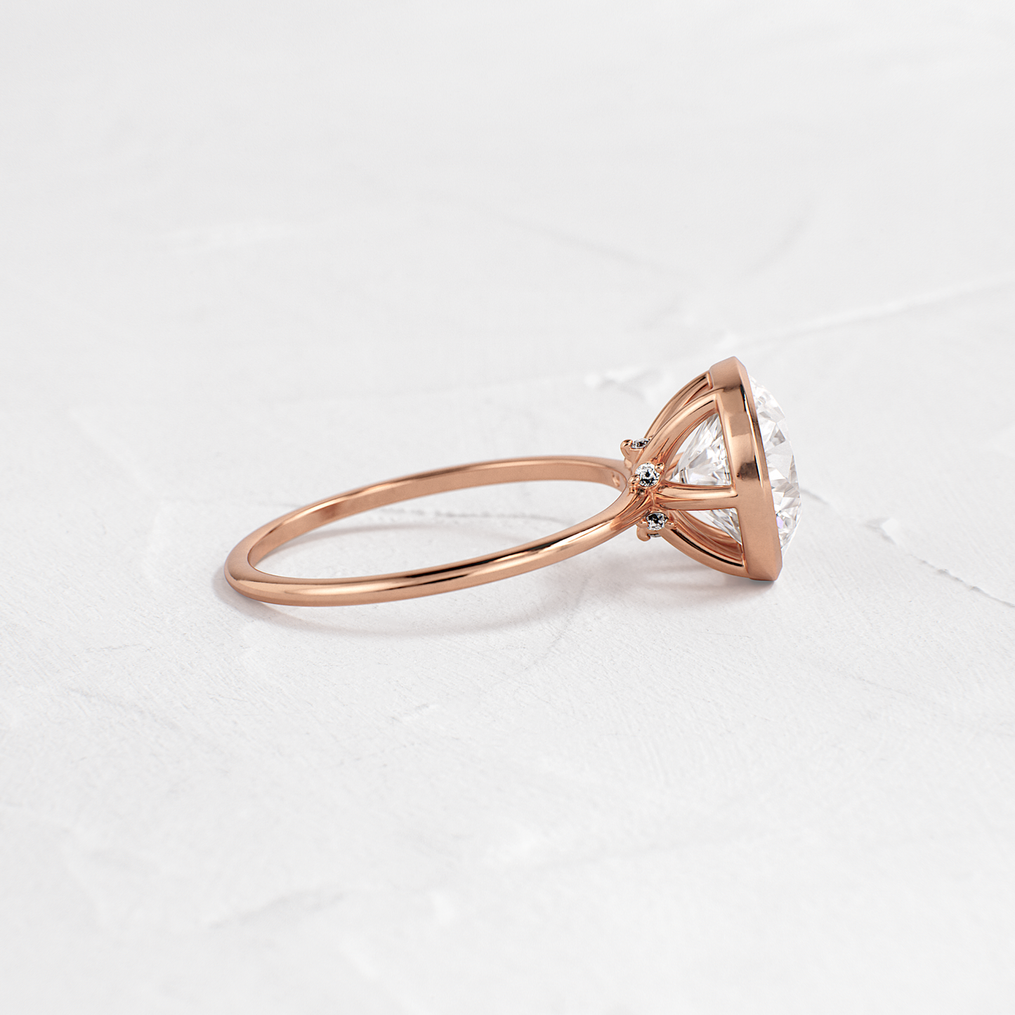 Solitaire-Oval Lab Grown Diamond Engagement Ring