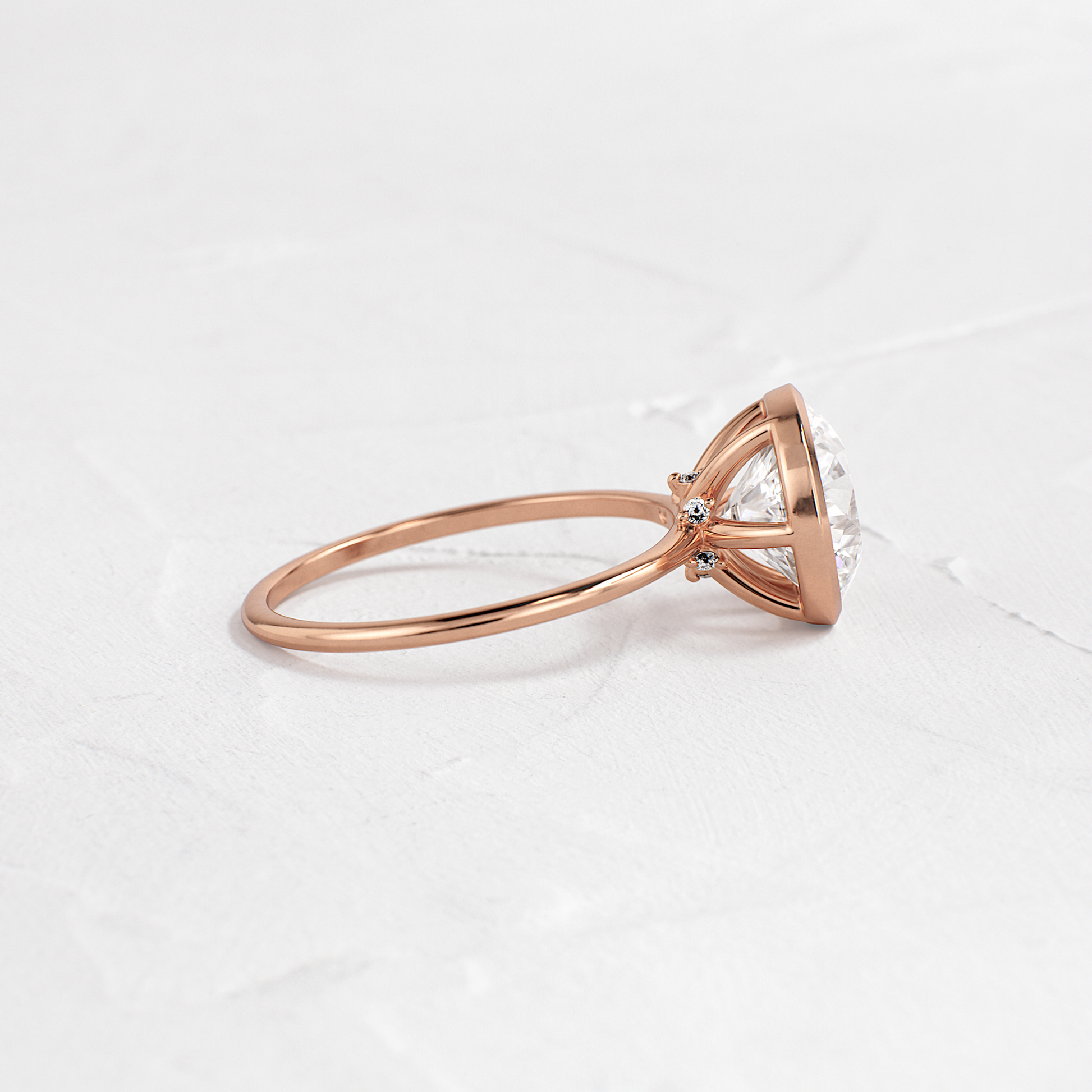 Solitaire-Oval Lab Grown Diamond Engagement Ring