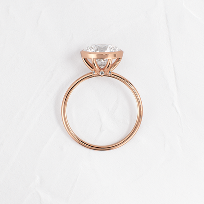 Solitaire-Oval Lab Grown Diamond Engagement Ring