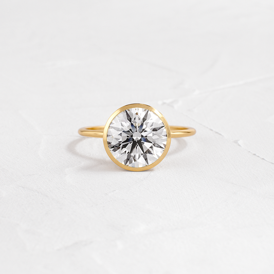 Solitaire-Oval Lab Grown Diamond Engagement Ring