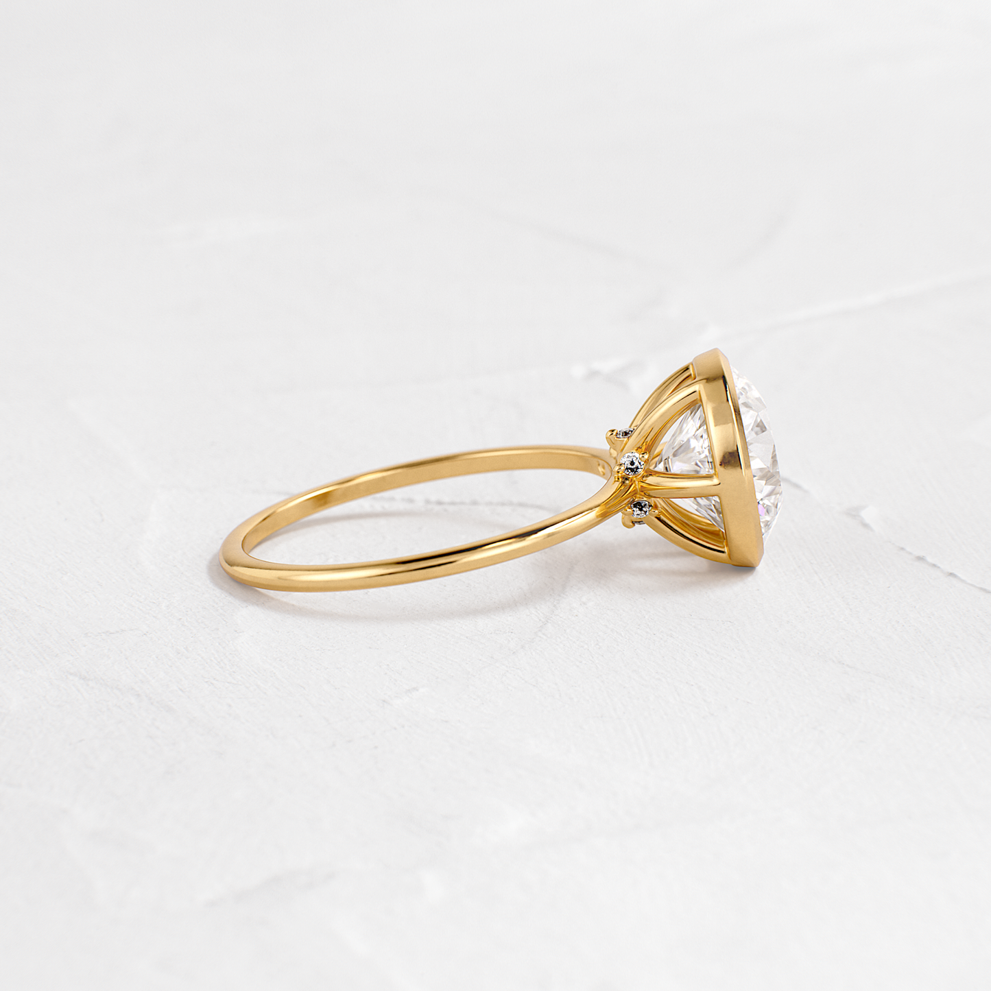 Solitaire-Oval Lab Grown Diamond Engagement Ring