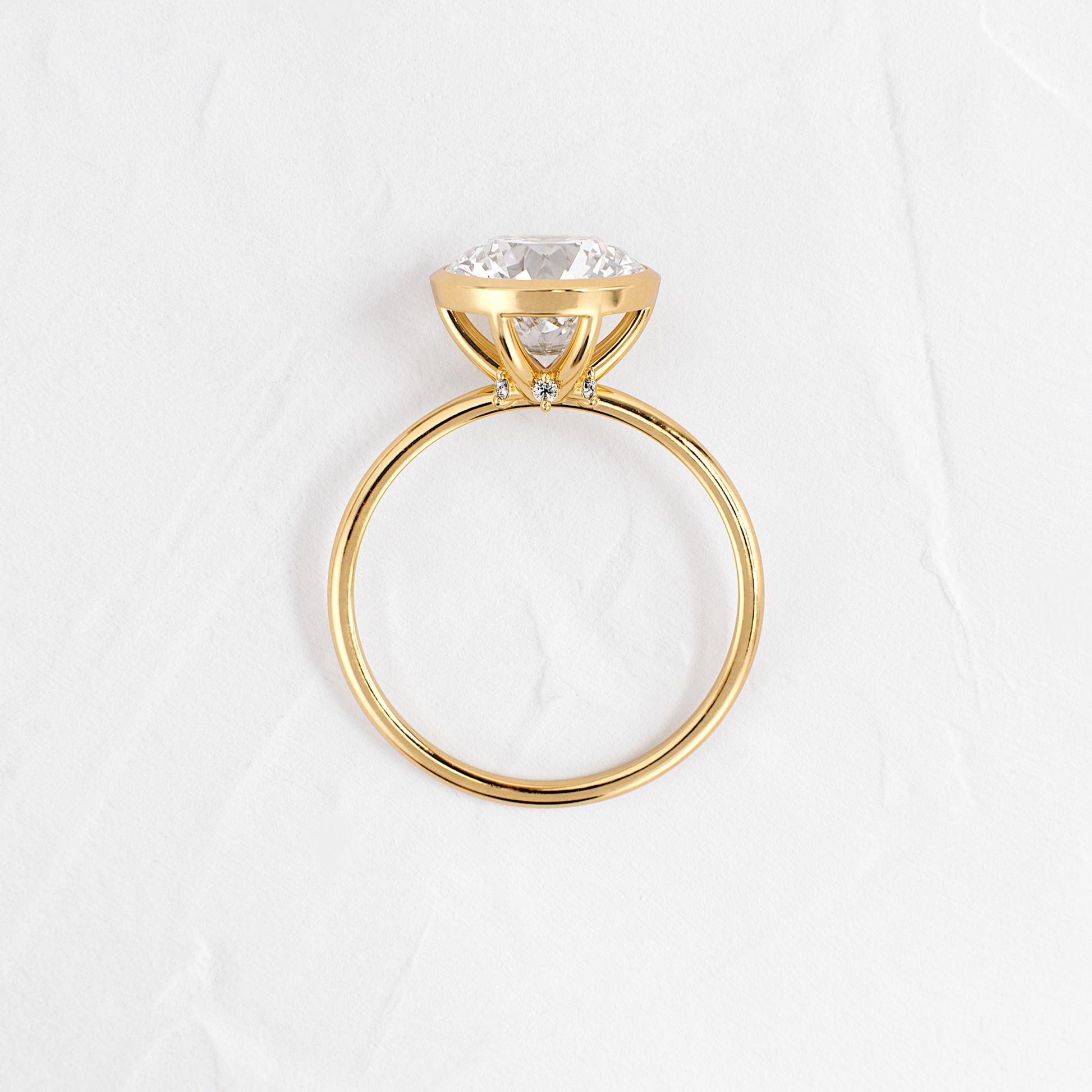 Solitaire-Oval Lab Grown Diamond Engagement Ring