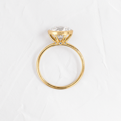 Solitaire-Oval Lab Grown Diamond Engagement Ring