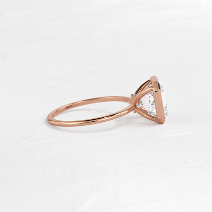 Solitaire-Oval Lab Grown Diamond Engagement Ring