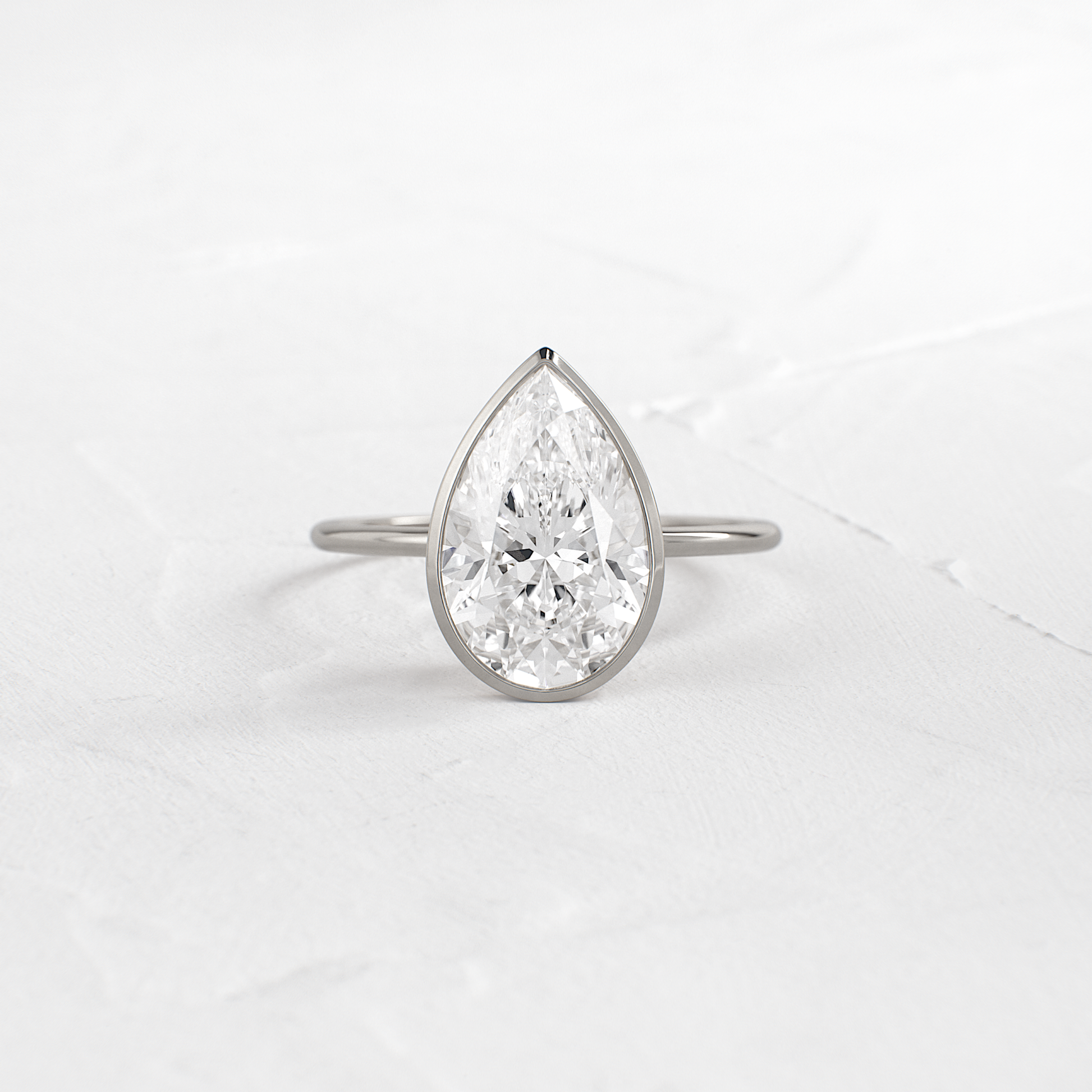 Solitaire-Oval Lab Grown Diamond Engagement Ring