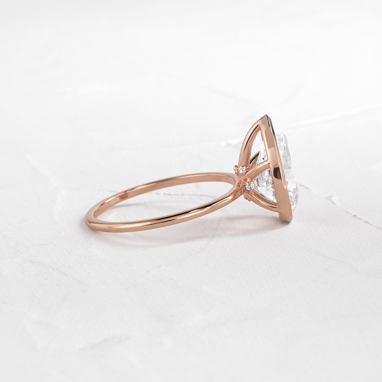 Solitaire-Oval Lab Grown Diamond Engagement Ring