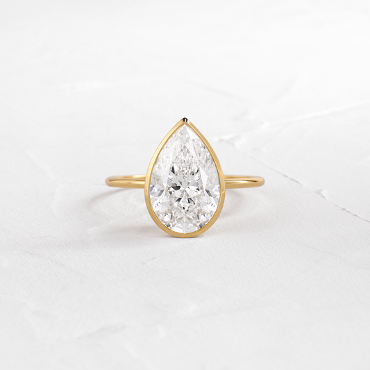 Solitaire-Oval Lab Grown Diamond Engagement Ring