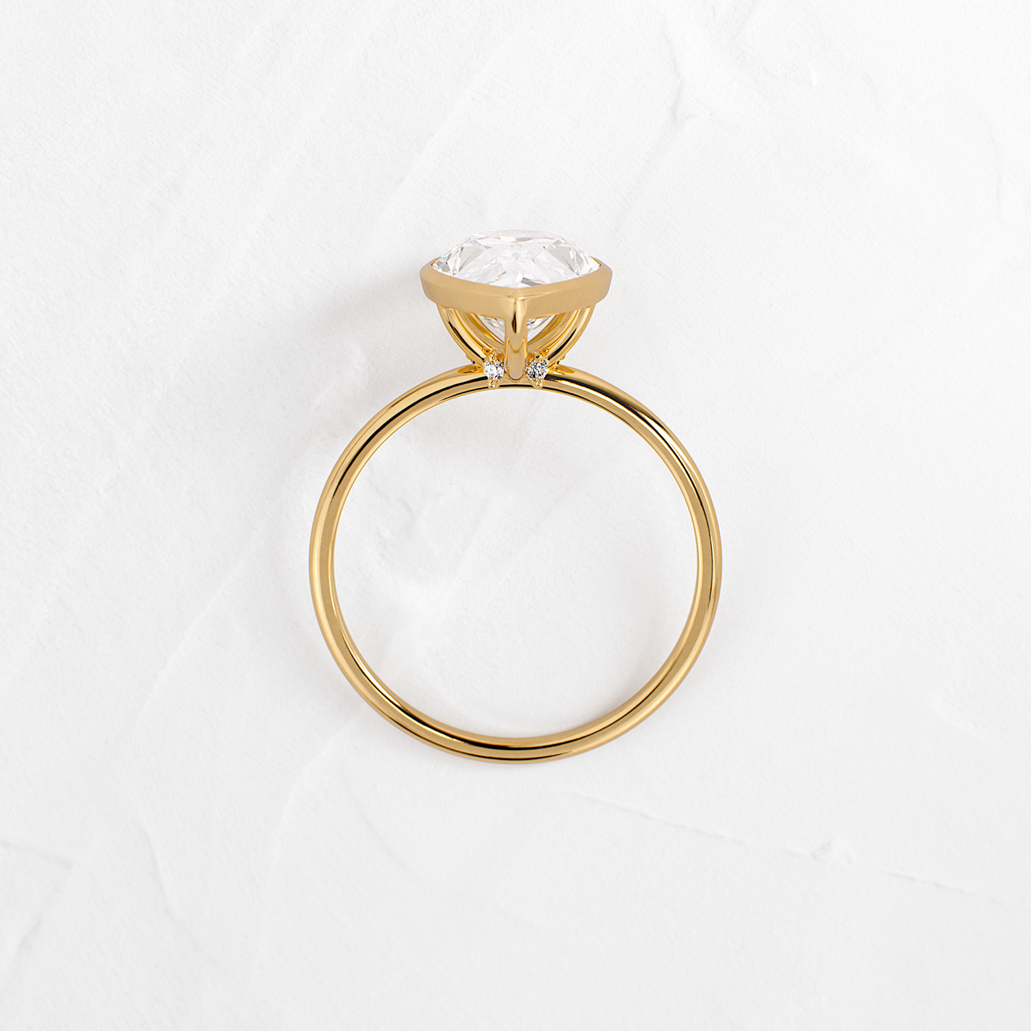 Solitaire-Oval Lab Grown Diamond Engagement Ring