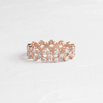 Eternity- 0.50 CT Round Lab Grown Diamond Wedding Band