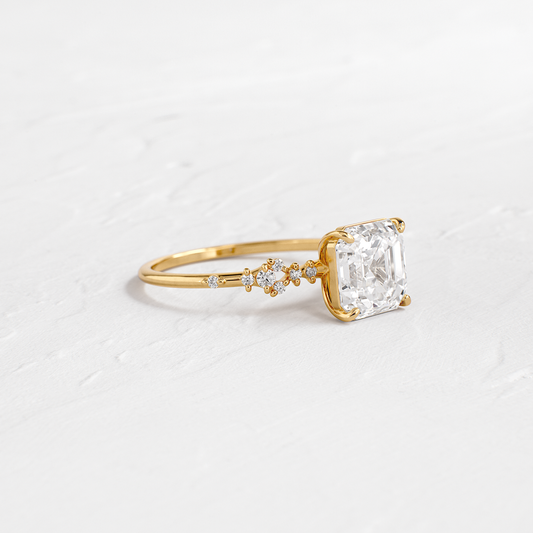 Solitaire-Oval Lab Grown Diamond Engagement Ring