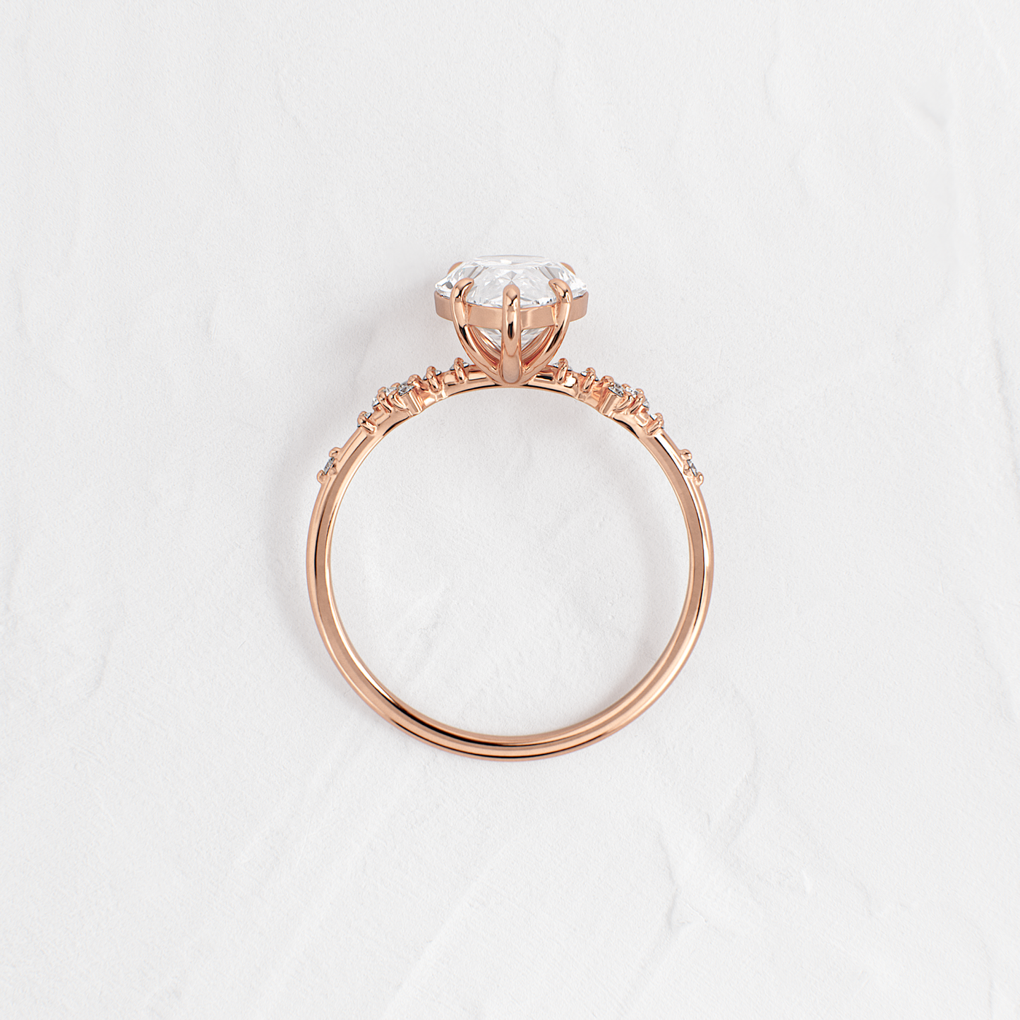 Solitaire-Oval Lab Grown Diamond Engagement Ring