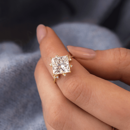 Solitaire-Oval Lab Grown Diamond Engagement Ring
