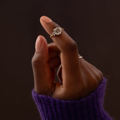 Solitaire-Oval Lab Grown Diamond Engagement Ring