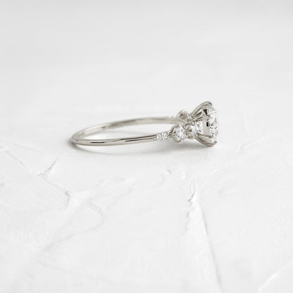 Solitaire-Oval Lab Grown Diamond Engagement Ring