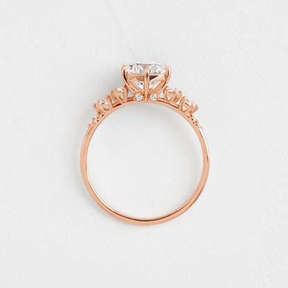 Solitaire-Oval Lab Grown Diamond Engagement Ring